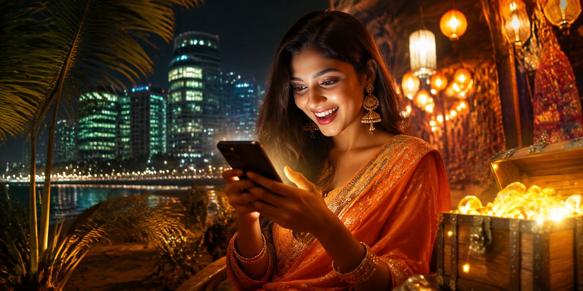 Mobile live casino gaming by the beach in India