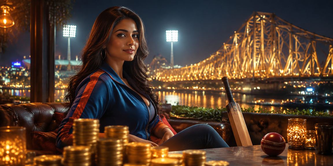 Kolkata cricket betting night market scene